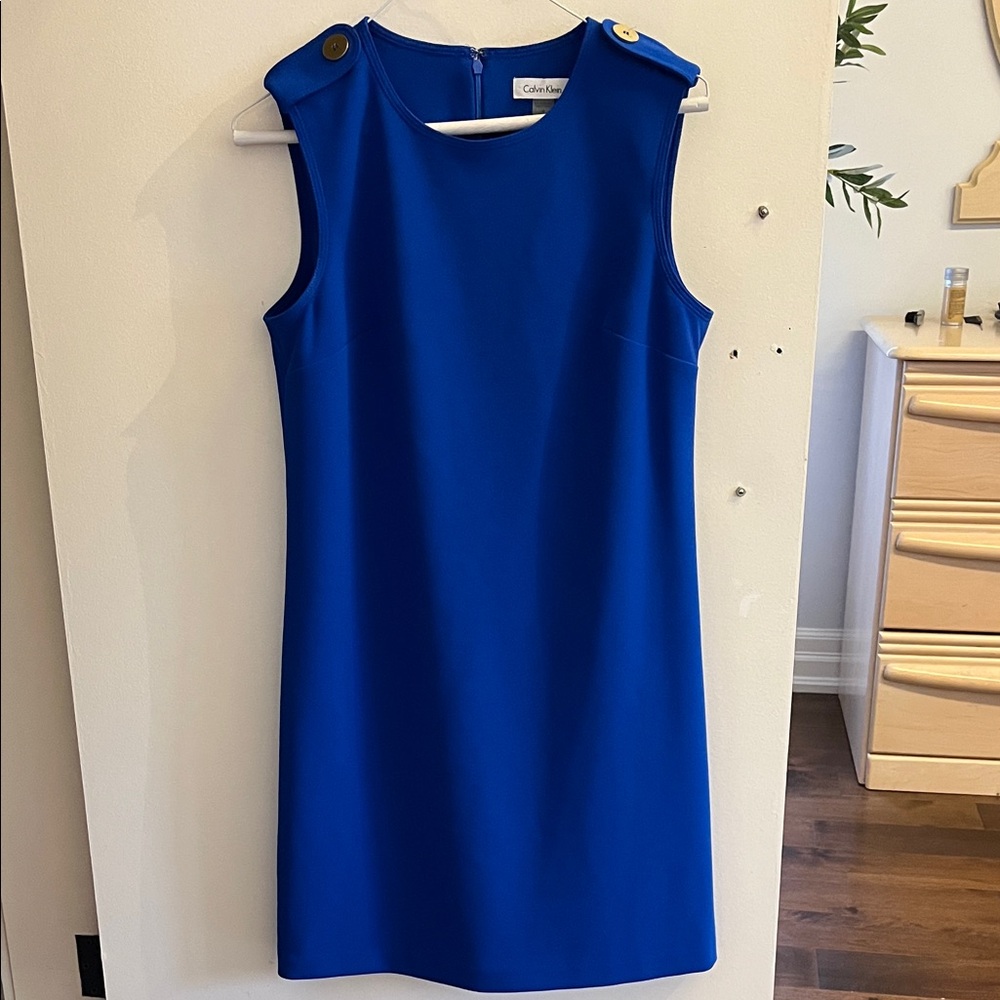 Calvin Klein Royal Blue Mini Dress